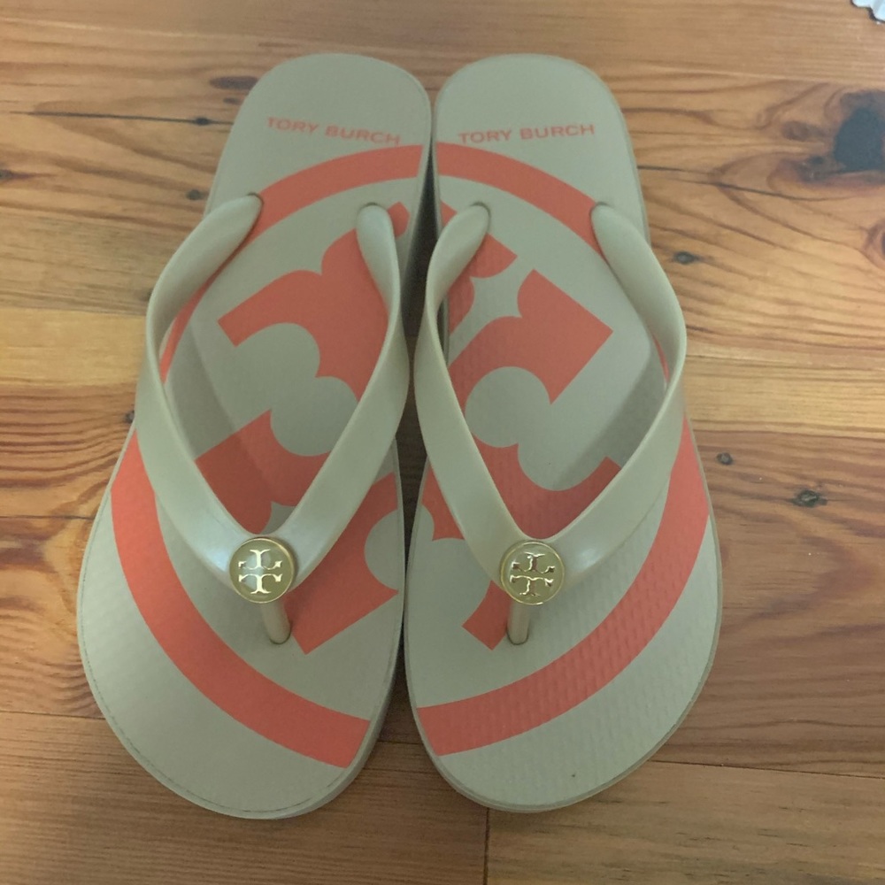 Tory Burch // Emory Wedge Flip Flops